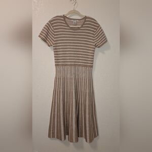 Ashley & Sage Striped Knit Dress